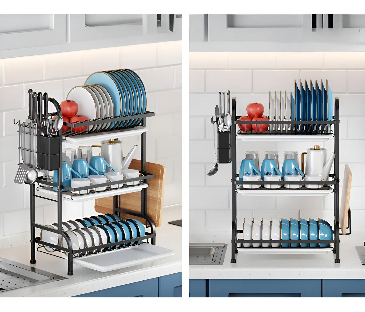 Escurridor de Platos de 3 Niveles – Monsterming
